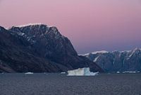 Coucher de soleil arctique au Groenland