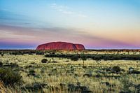 Ayers Rock - Uluru bei Sonnenuntergang