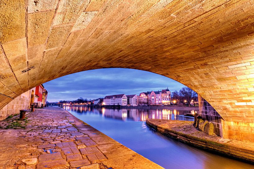Bridge arch Regensburg by Roith Fotografie
