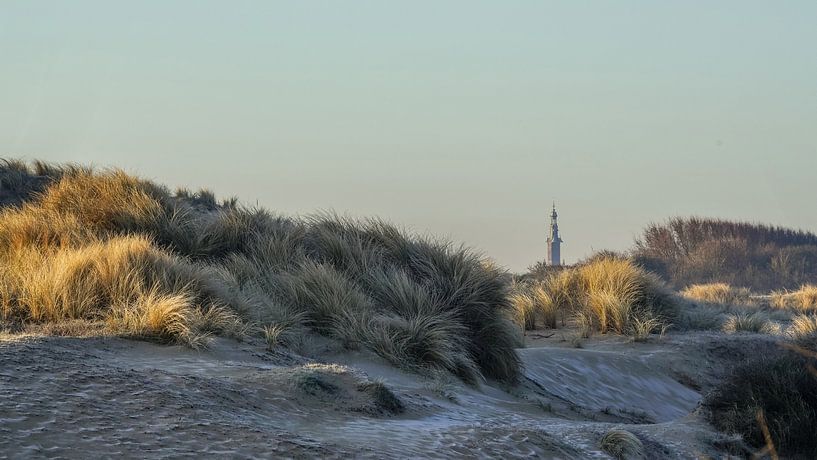 View of Katwijk from the dunes by Dirk van Egmond