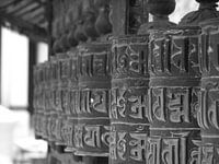 Gebetsmühlen in Ruhe