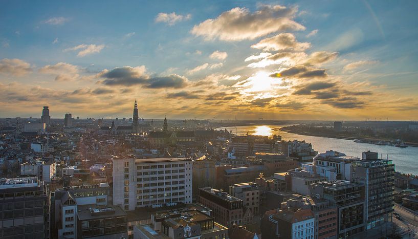 Skyline van Antwerpen  von Freddie de Roeck