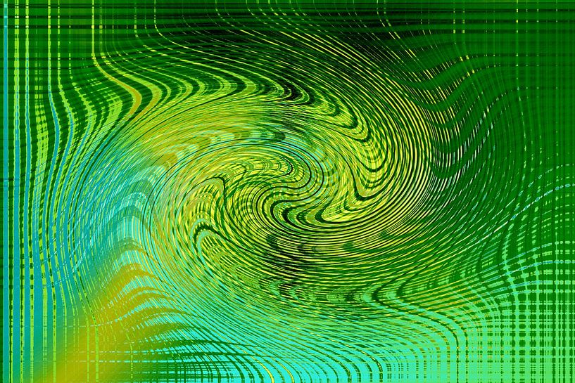 Regelmäßigkeit und Chaos, ein verdrehtes Muster von Lisette Rijkers