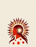 Eingeborener - Indianerporträt