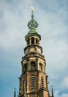 Turm des Leidener Rathauses - historischer Blickfang in der Innenstadt