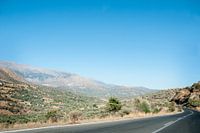 Road through the mountains of Crete