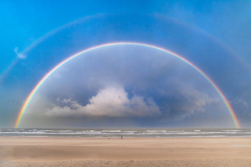 Beautiful double rainbow, Noordwijk by Yanuschka | Fotografie Noordwijk