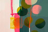 Bunte botanische abstrakte