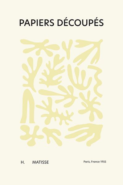 Matisse III - Jaune par Walljar