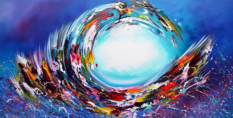 L'étoile bleue par Gena Theheartofart