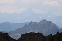 Blick auf Italien von Österreich aus