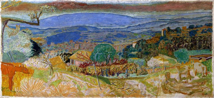 Landscape at Le Cannet - Pierre Bonnard, 1928 by Atelier Liesjes