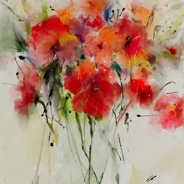 Jardin de fleurs par annemiek art