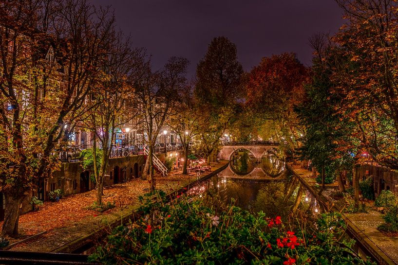 Die Oude Gracht am Abend. von zeilstrafotografie.nl