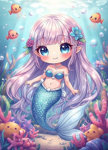 Mermaid Cute by Tan Nguyen