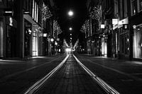 Leidsestraat with tram