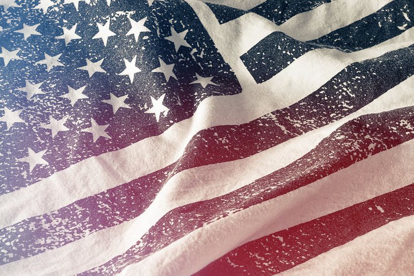 American flag by Harry Wedzinga