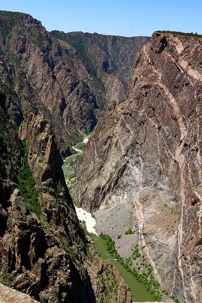 Painted Walls of  Black Canyon Of The Gunnison - Farbschichten  in den Wänden  des Black Canyon  of  von Christiane Schulze