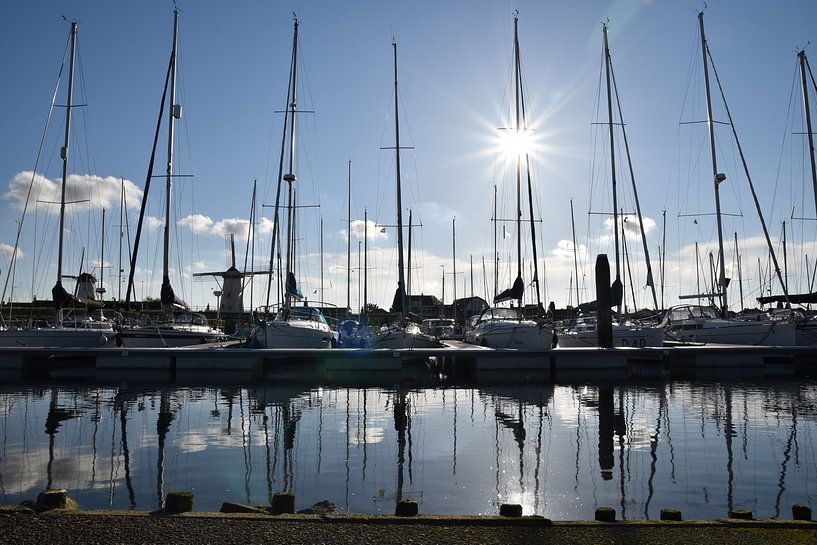 summer day at the marina by Lizette de Jonge