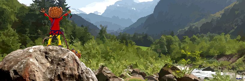 Les grévistes du sommet - Panorama par HEUBEERE Cartoons