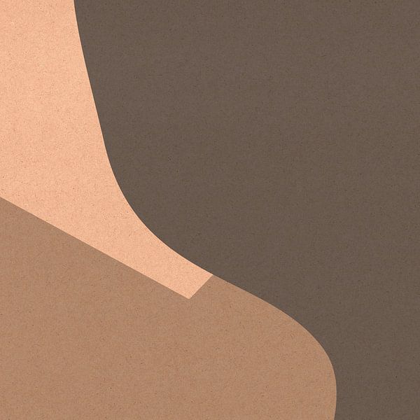 Formes abstraites organiques et géométriques no. 2 par Dina Dankers