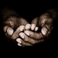 Die Hände eines Mannes