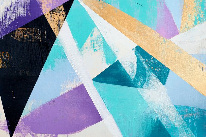 Geometrische Harmonien der Farben von Poster Art Shop