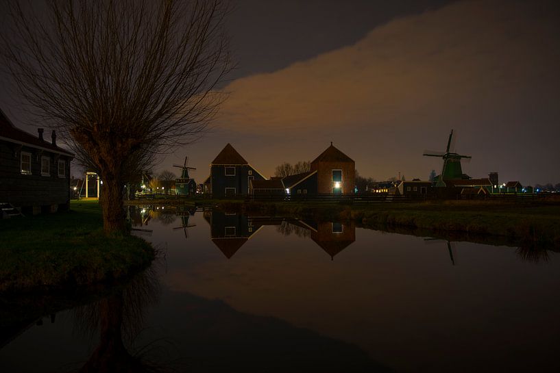Zaanse Schans bij nacht par Brian Morgan