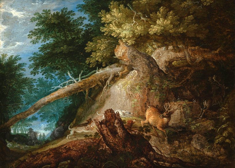 Chasse au cerf, Roelant Savery par All the Masters