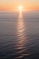 Warm colors during midsummer night sun