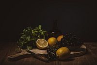 Menthe, citrons et raisins