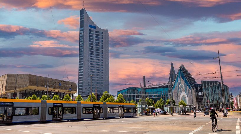 Au cœur du centre-ville de Leipzig en Saxe par Animaflora PicsStock