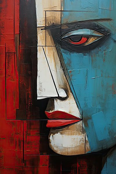 Abstract face by Bert Nijholt