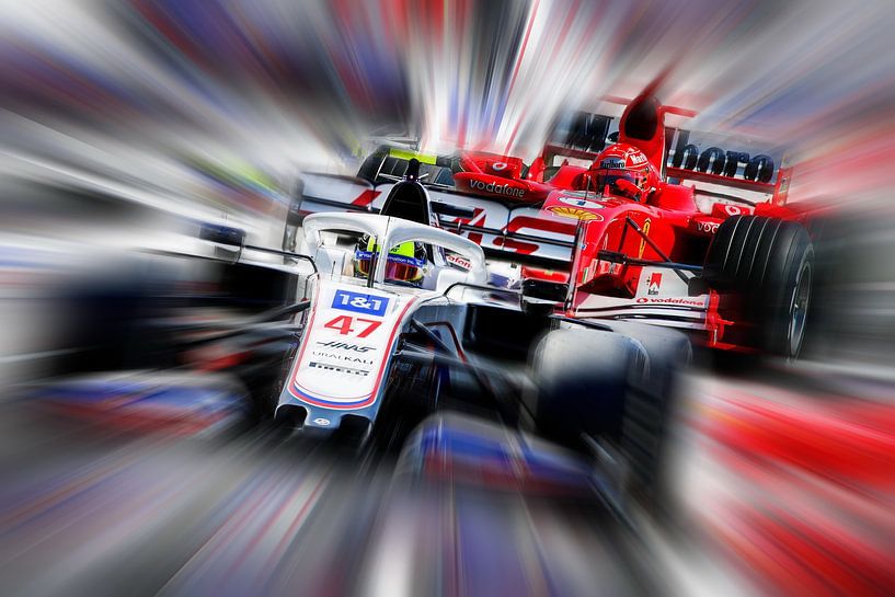 Mick und Michael Schumacher von DeVerviersBelgium