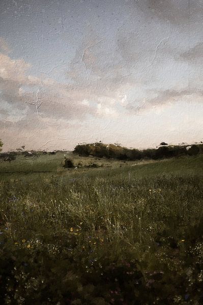 Limburg landscape in oil paint by Quay Art