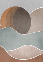 Böhmische Berglandschaft.