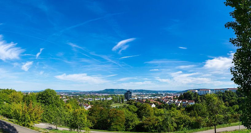 Deutschland, Stuttgart, Stadtteil Killesberg mit vielen Häusern von adventure-photos