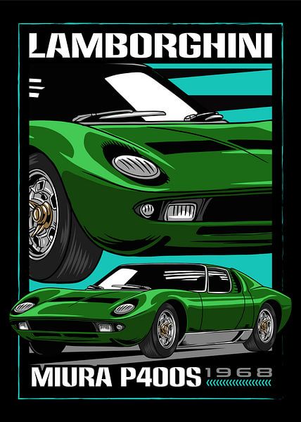 Lamborghini Miura P400S Auto von Adam Khabibi