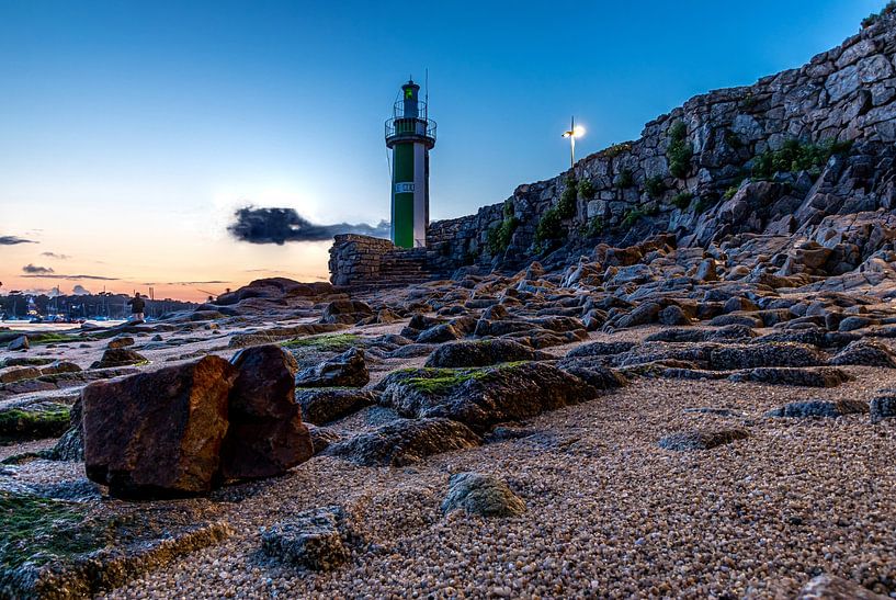 Le Coq lighthouse and the rocky coast of Brittany by Stephan Neven