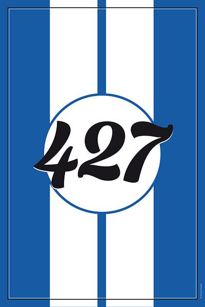 Cobra 427, racing car design by Theodor Decker