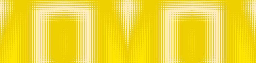 Coup de pinceau scandinave panoramique jaune par Mad Dog Art