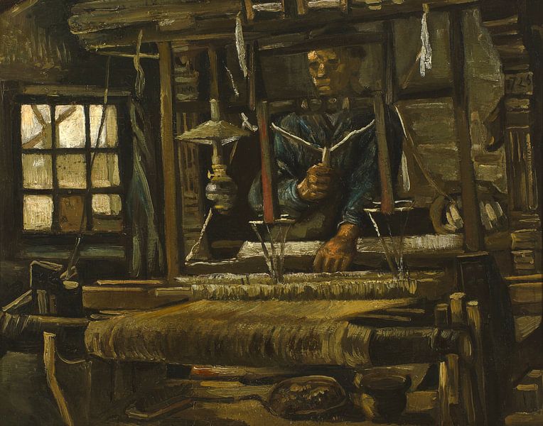 Weber am Webstuhl, Vincent van Gogh von Meisterhafte Meister