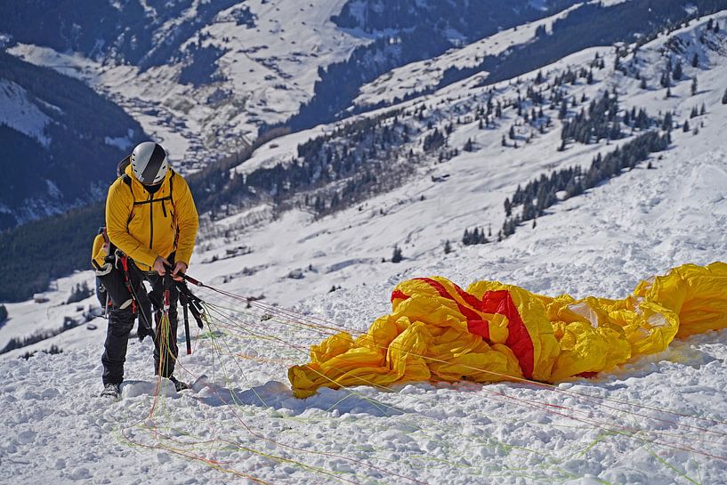 Parapente dans les Alpes de Tux par Babetts Bildergalerie