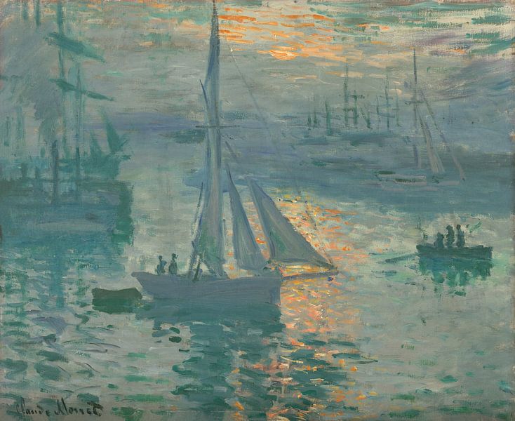 Sonnenaufgang (Marine), Claude Monet von All the Masters