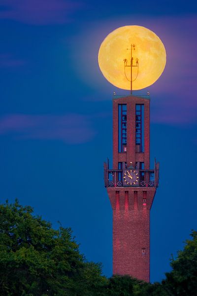Hengelo city hall tower by Photo Wall Decoration