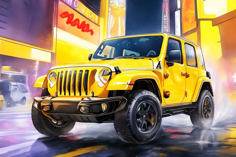 Yellow Wrangler von DeVerviersBelgium