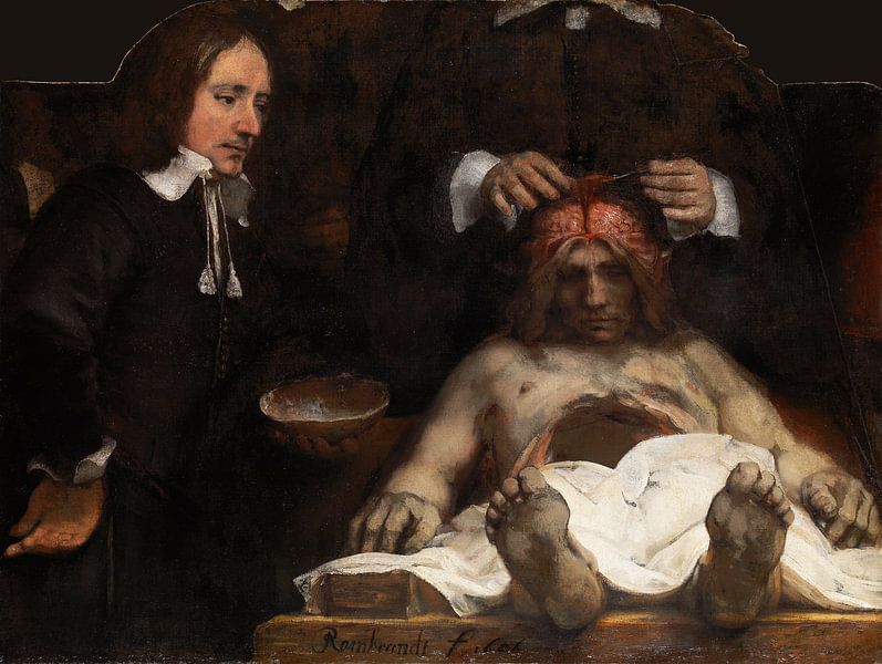 Rembrandt. Anatomielektion Dr. Jan Deijman von 1000 Schilderijen