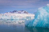 Lilliehookbreen glacier icebergs