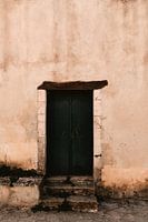Monastery door Zakynthos - Travel photography Greece - Pastel wall
