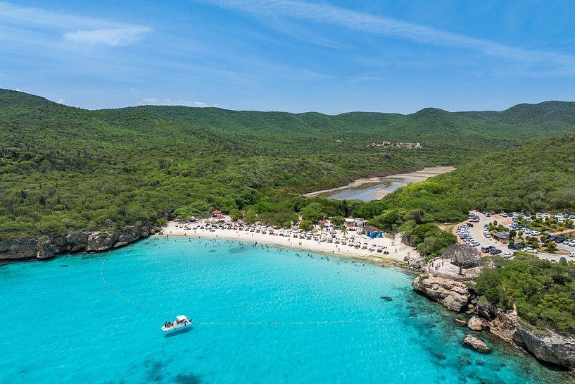 Curacao - Drohnenaufnahme von Grote Knip von Keesnan Dogger Fotografie